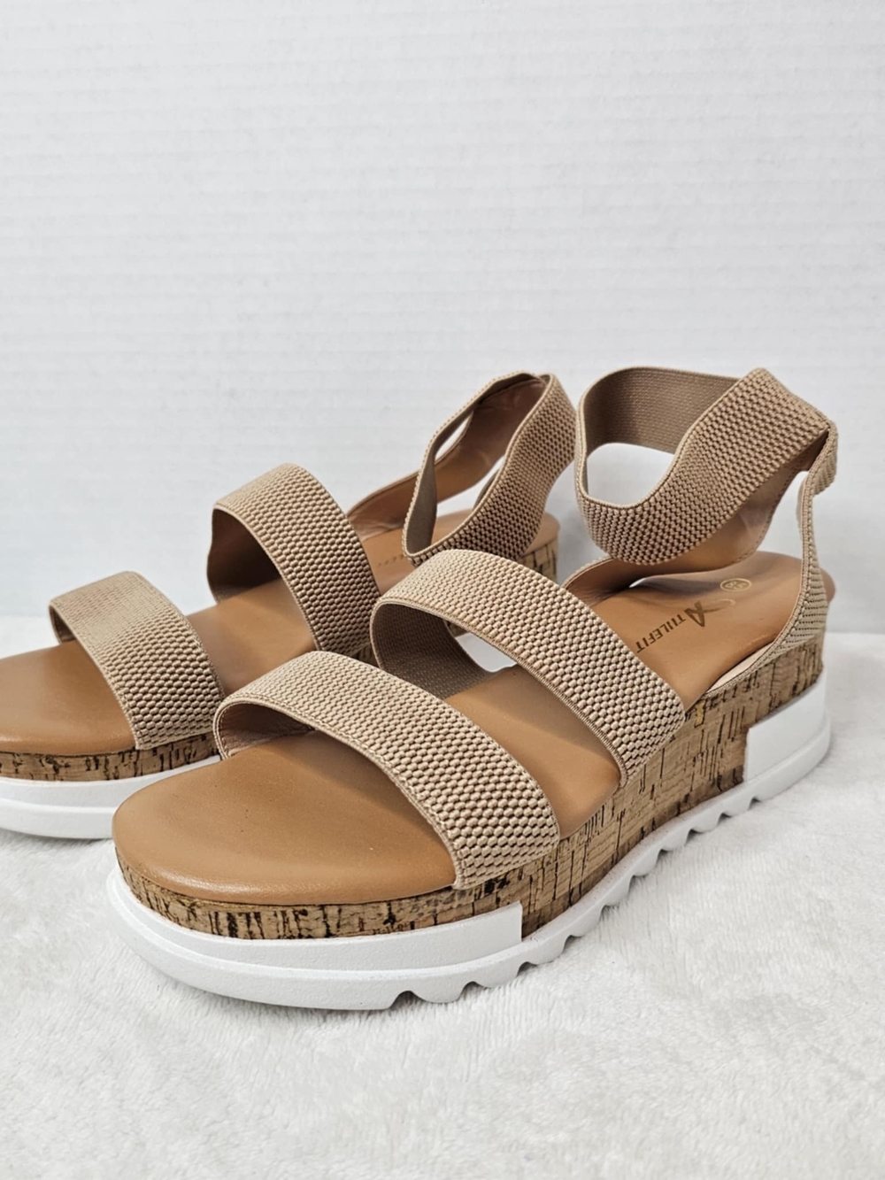 🖤Athlefit Size 8.5 Tan/brown Platform Shoes